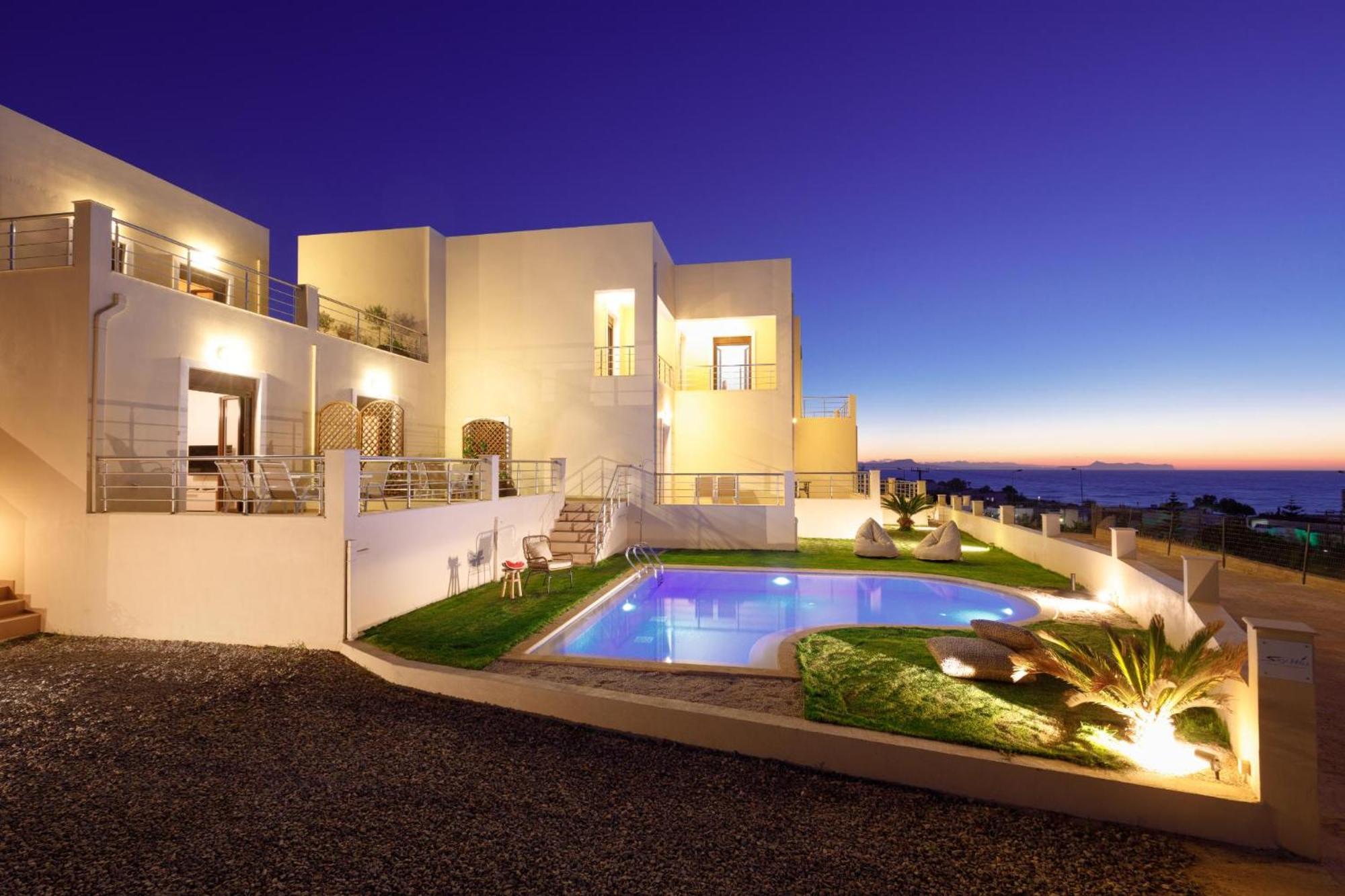 Oak Wood - Sea View Exclusive Maisonette Сфакакі Екстер'єр фото