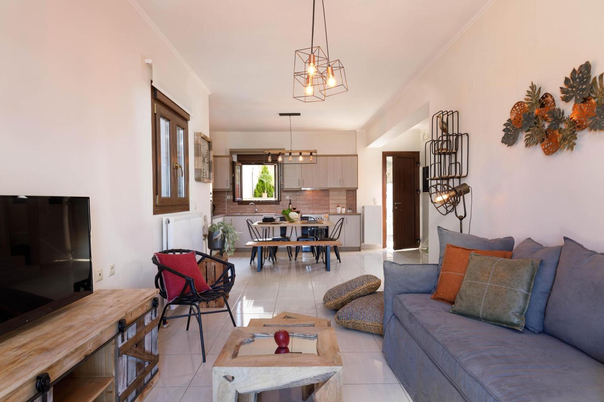 Oak Wood - Sea View Exclusive Maisonette Сфакакі Екстер'єр фото