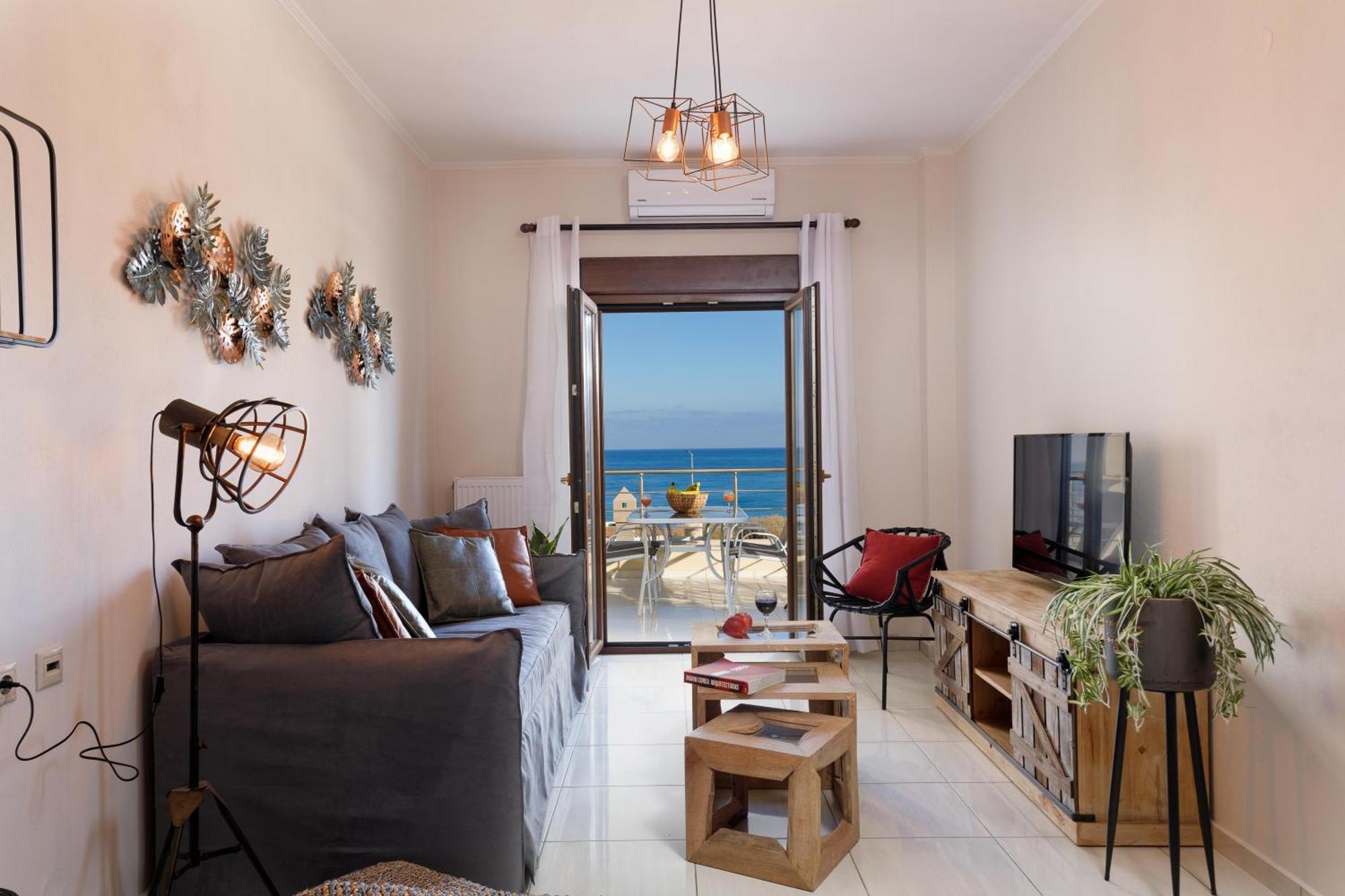 Oak Wood - Sea View Exclusive Maisonette Сфакакі Екстер'єр фото